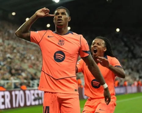 Forward disrupts the Magpies' big evening and declares: ‘I’m evolving at Barcelona’